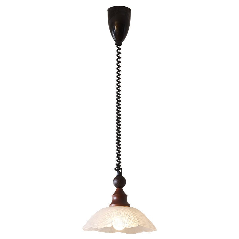 Suspension Atlas en bois et verre – vue 55