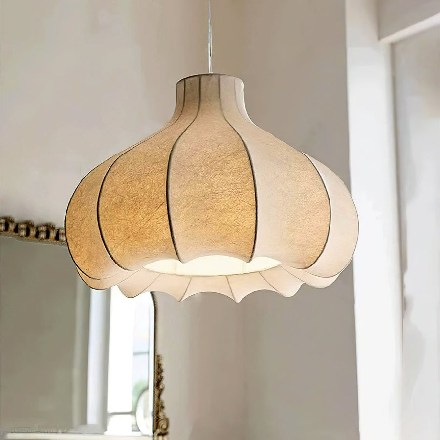 Suspension Giroflée en tissu et métal – vue 3