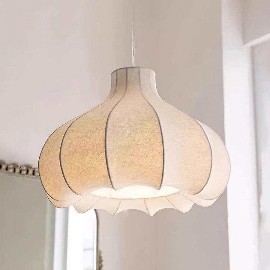 Suspension Giroflée en tissu et métal – vue 2