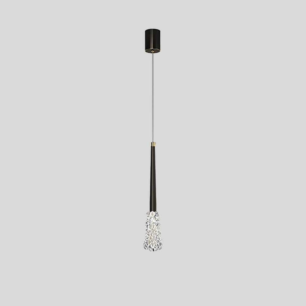 Suspension Grésil en cristal et métal – vue 14