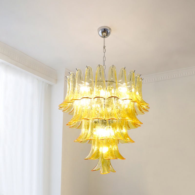 Lustre Colombe en verre et métal – vue 159