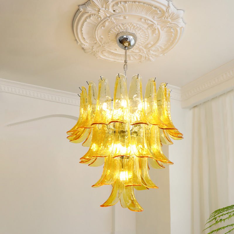 Lustre Colombe en verre et métal – vue 171