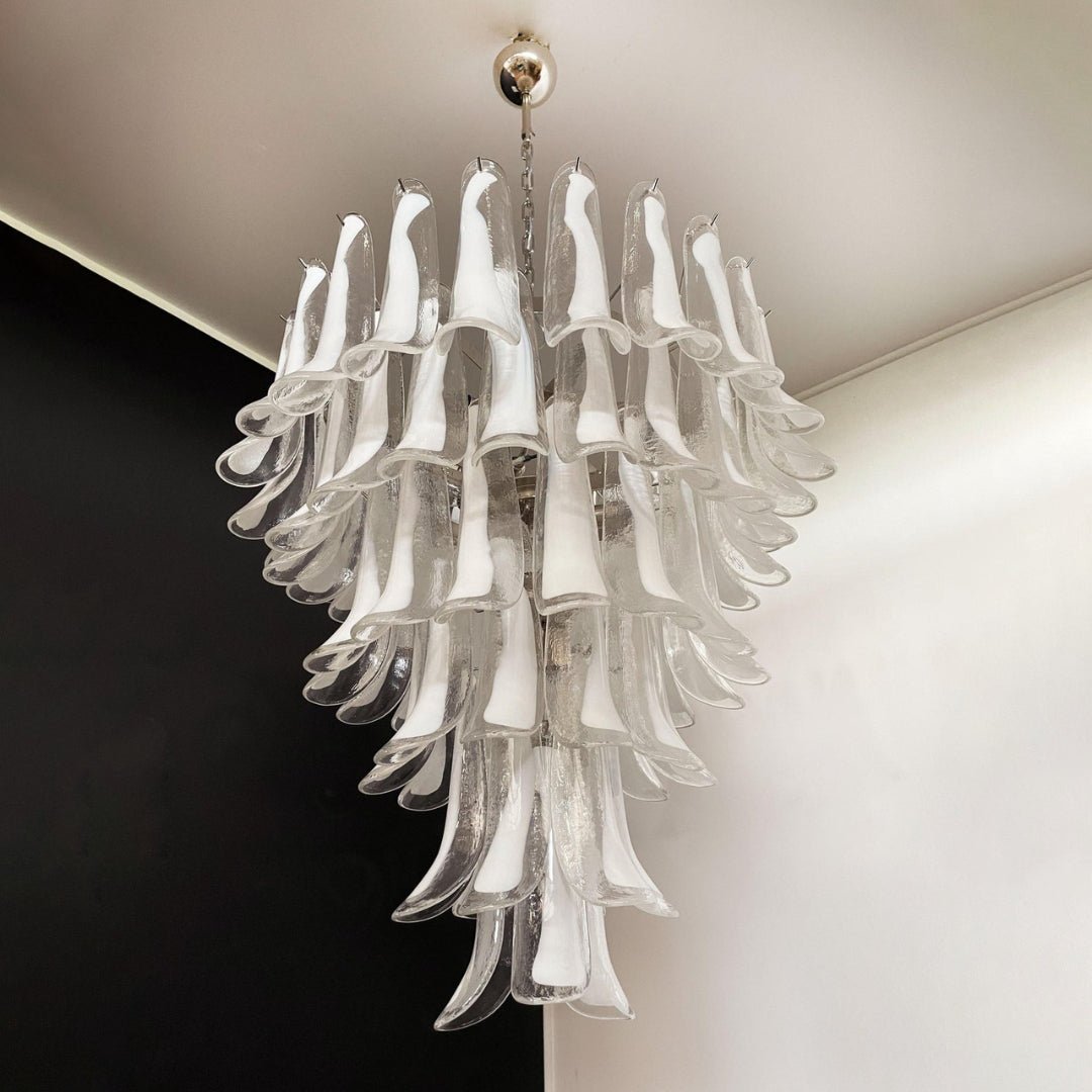 Lustre Colombe en verre et métal – vue 104