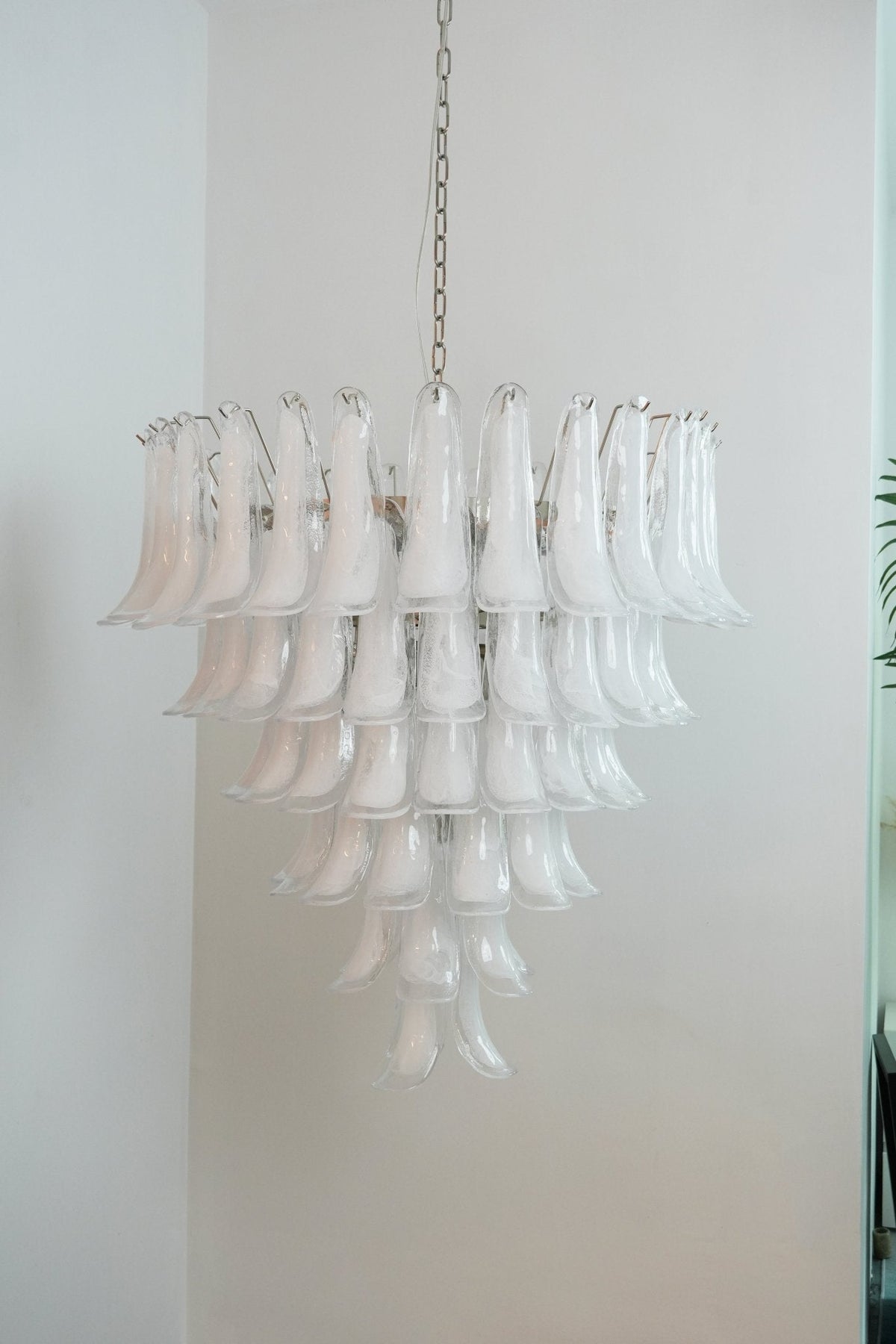 Lustre Colombe en verre et métal – vue 35