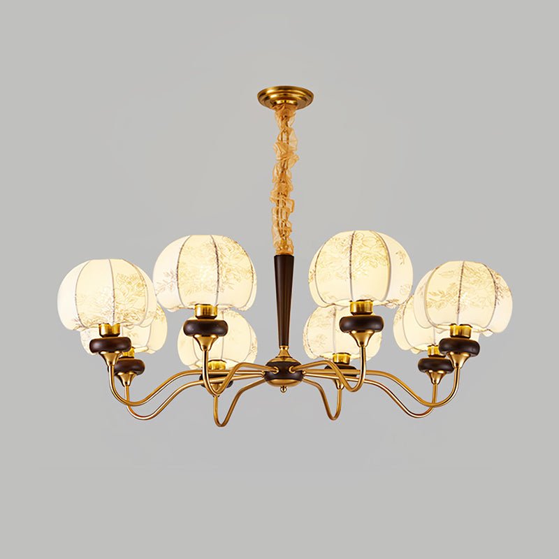 Lustre Tango en tissu et bois – vue 38