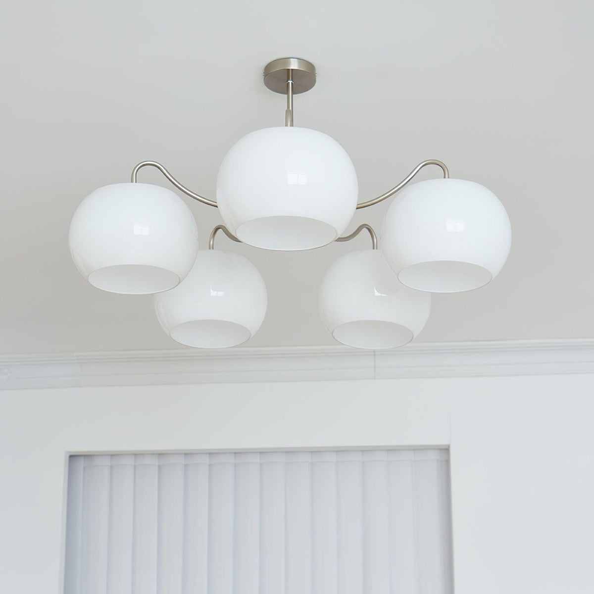 Lustre Rosalinde en verre et métal – vue 37