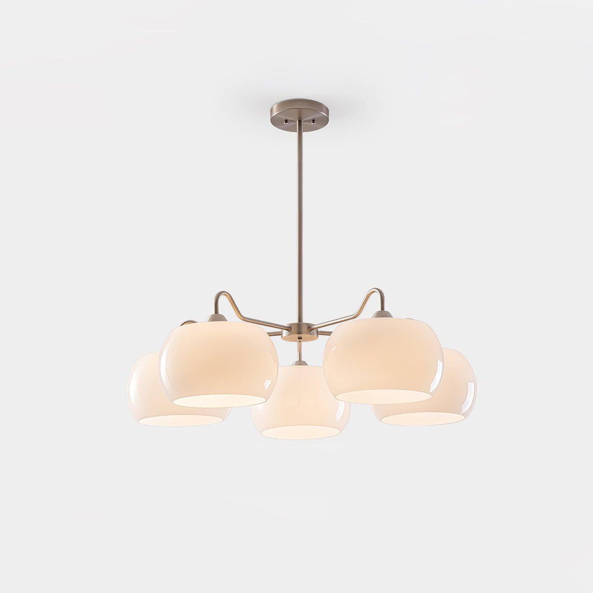 Lustre Rosalinde en verre et métal – vue 19