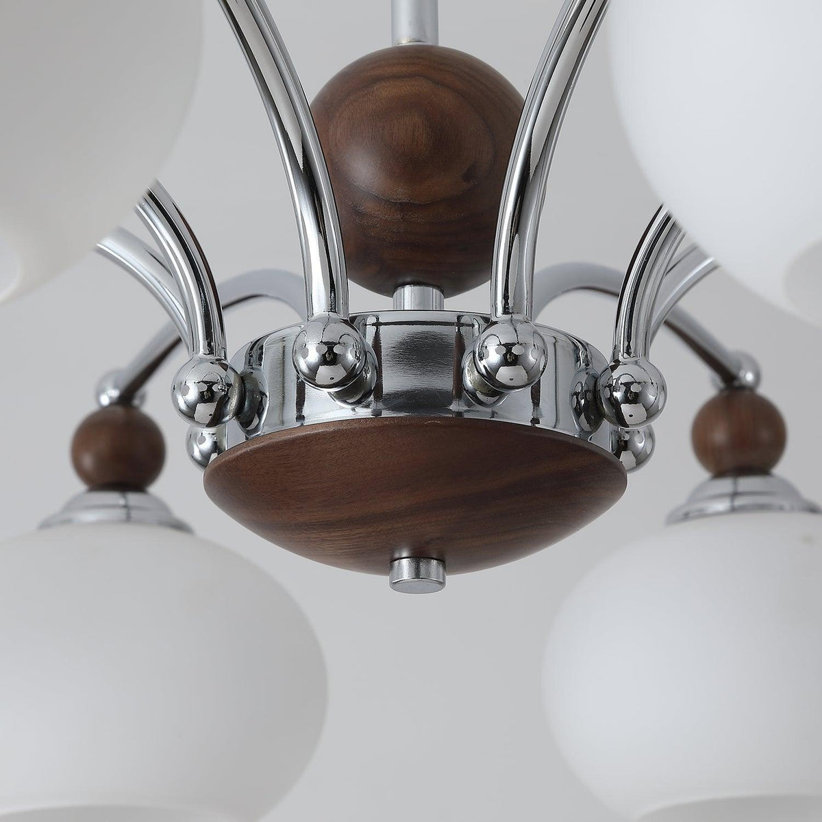 Lustre Fontaine en verre et fer – vue 21