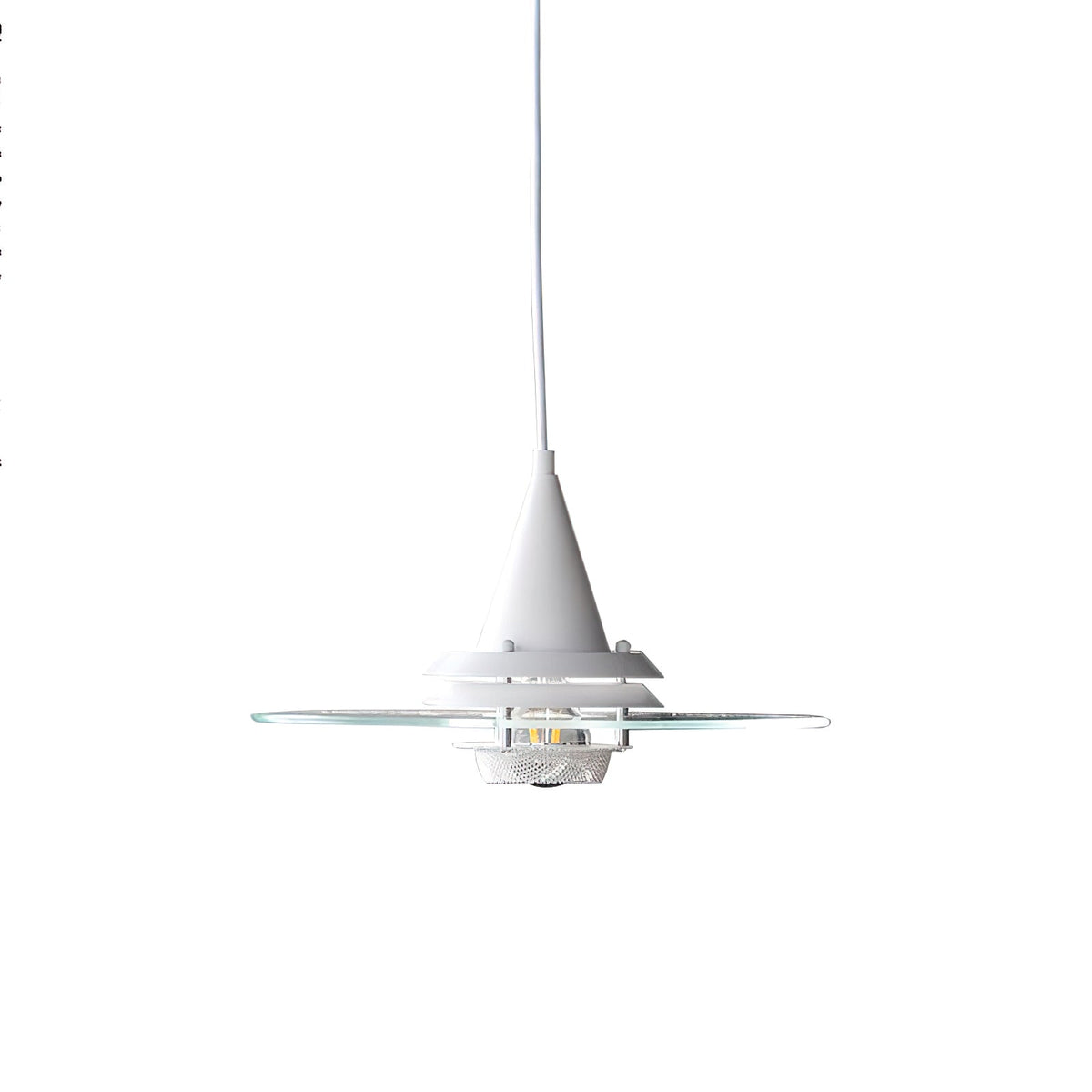 Suspension Adèle en verre et métal – vue 13