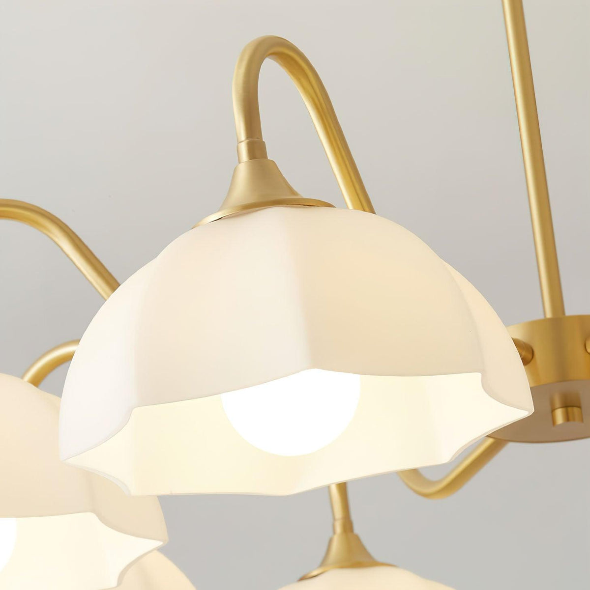 Lustre Sierra en verre et cuivre – vue 49