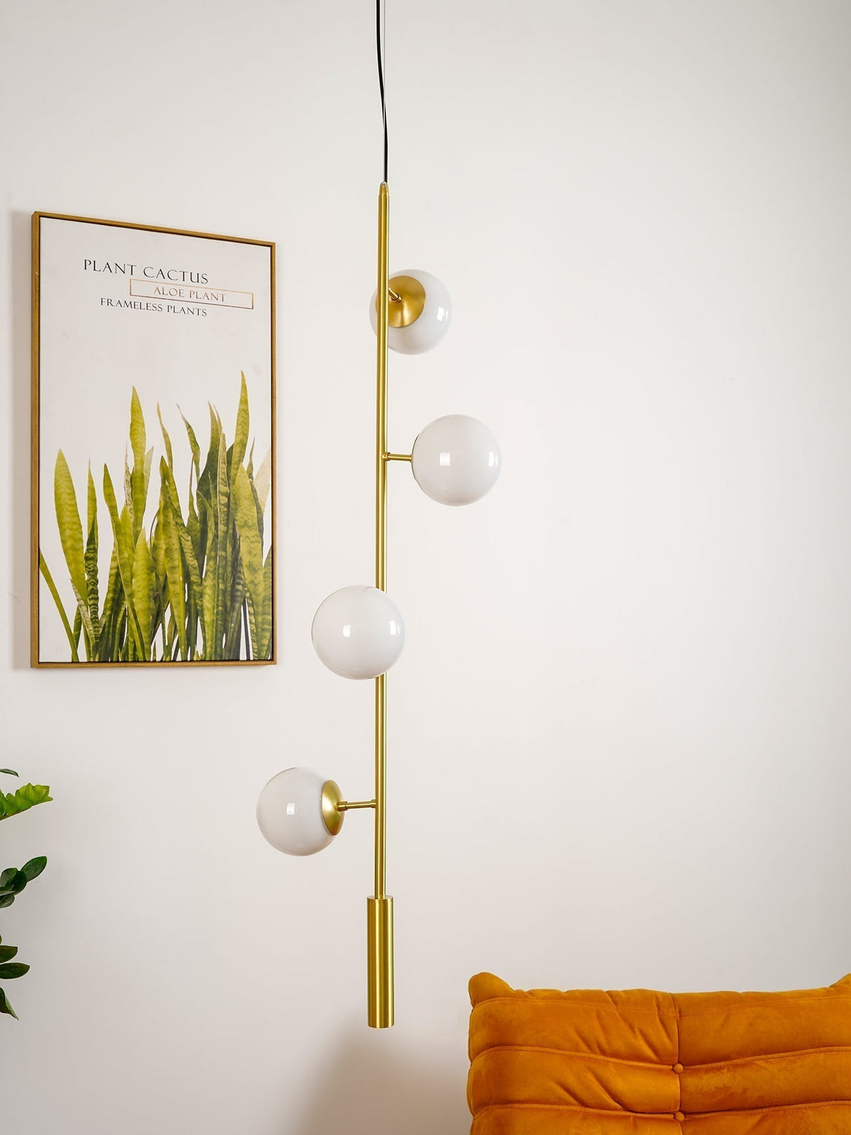 Suspension Citronnelle en verre et laiton – vue 29