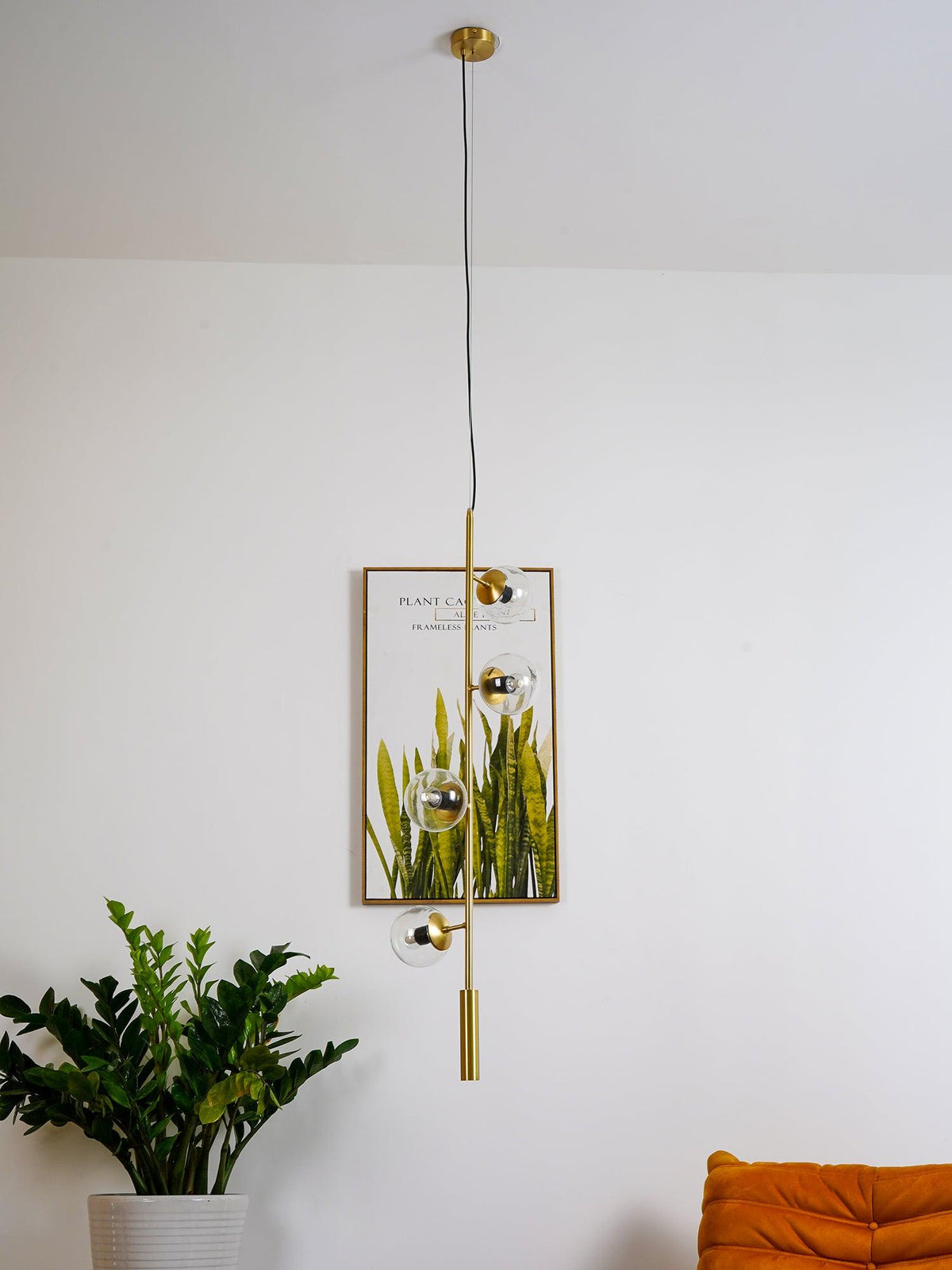 Suspension Citronnelle en verre et laiton – vue 21