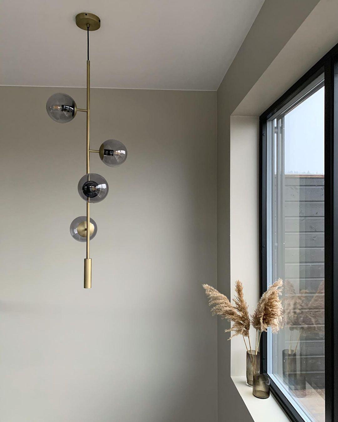 Suspension Citronnelle en verre et laiton – vue 19
