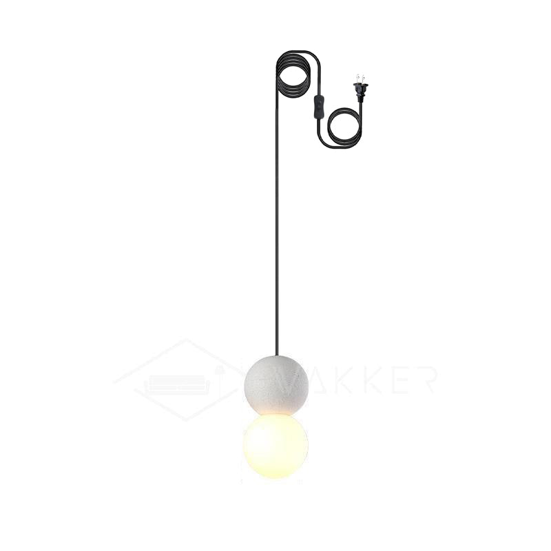 Suspension Hélianthe en pierre et verre – vue 74