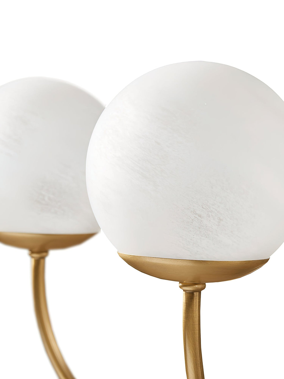 Lustre Chrysalide en laiton et verre – vue 10