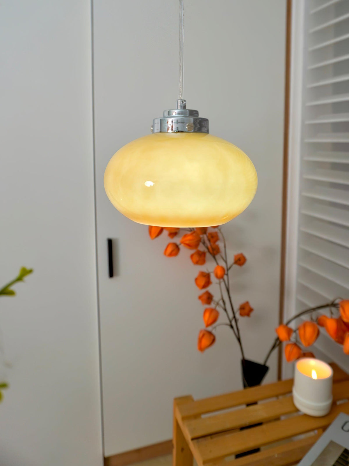 Suspension Bijou en verre et fer – vue 20