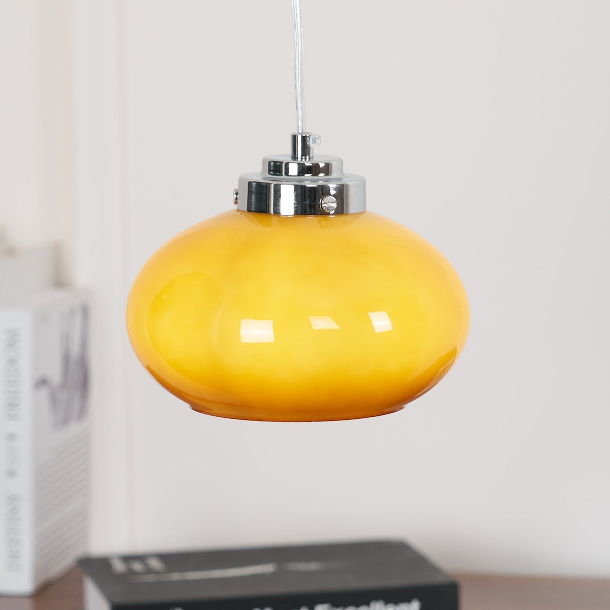 Suspension Bijou en verre et fer – vue 6