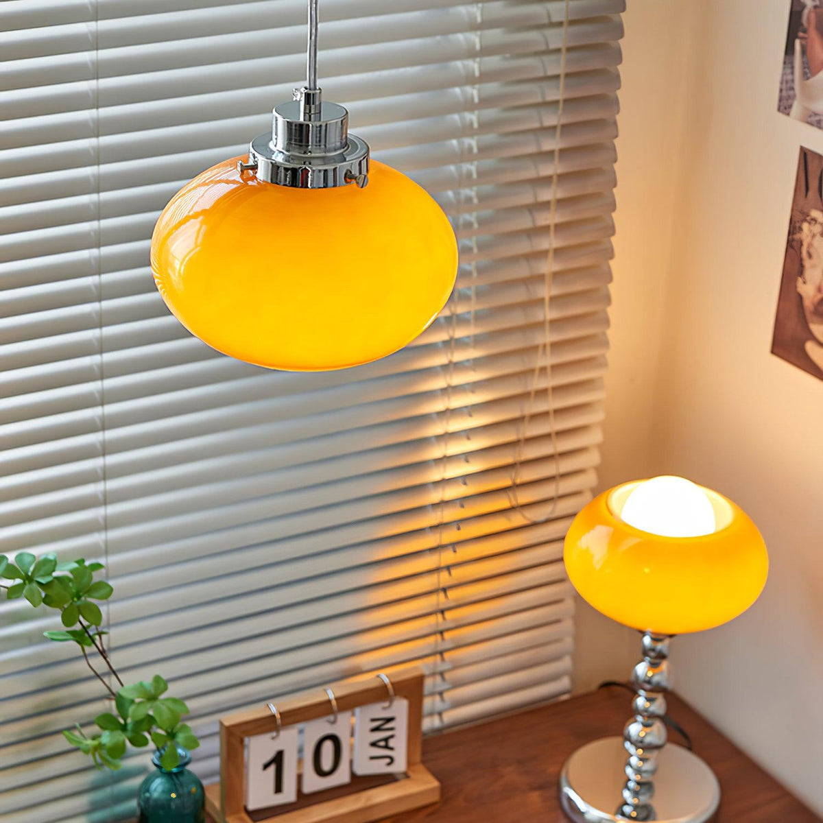Suspension Bijou en verre et fer – vue 17