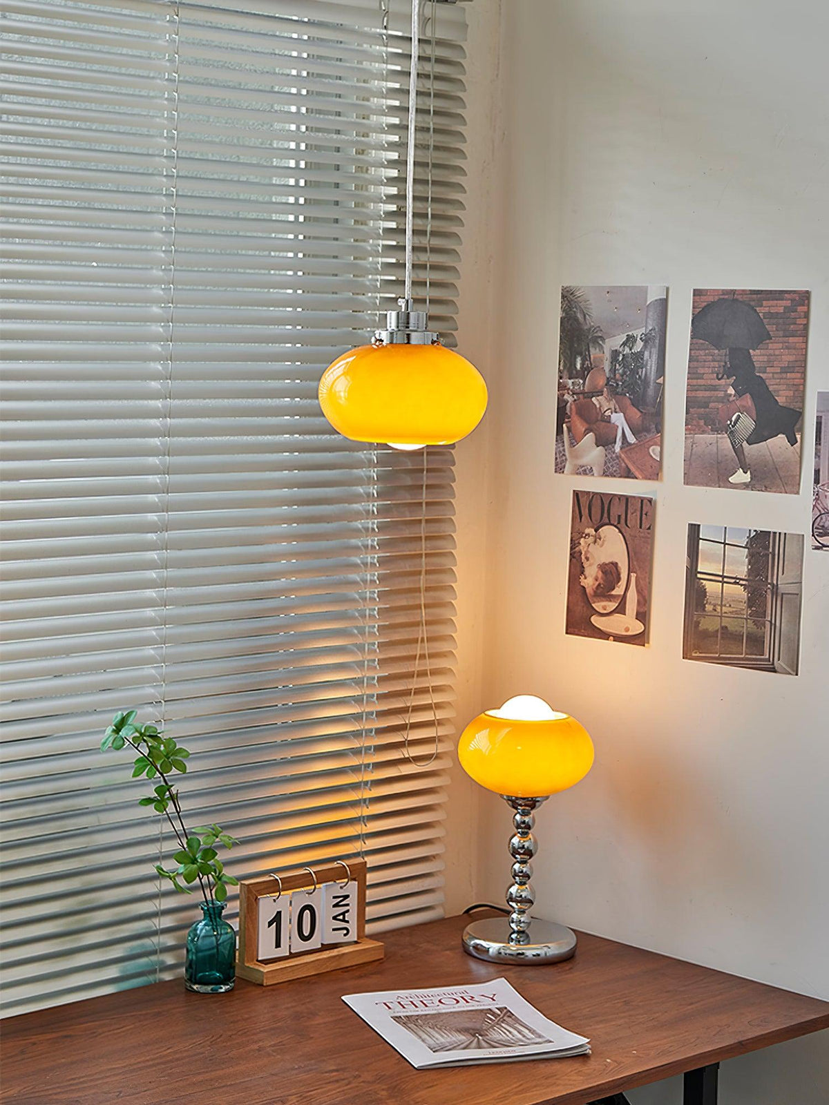 Suspension Bijou en verre et fer – vue 18