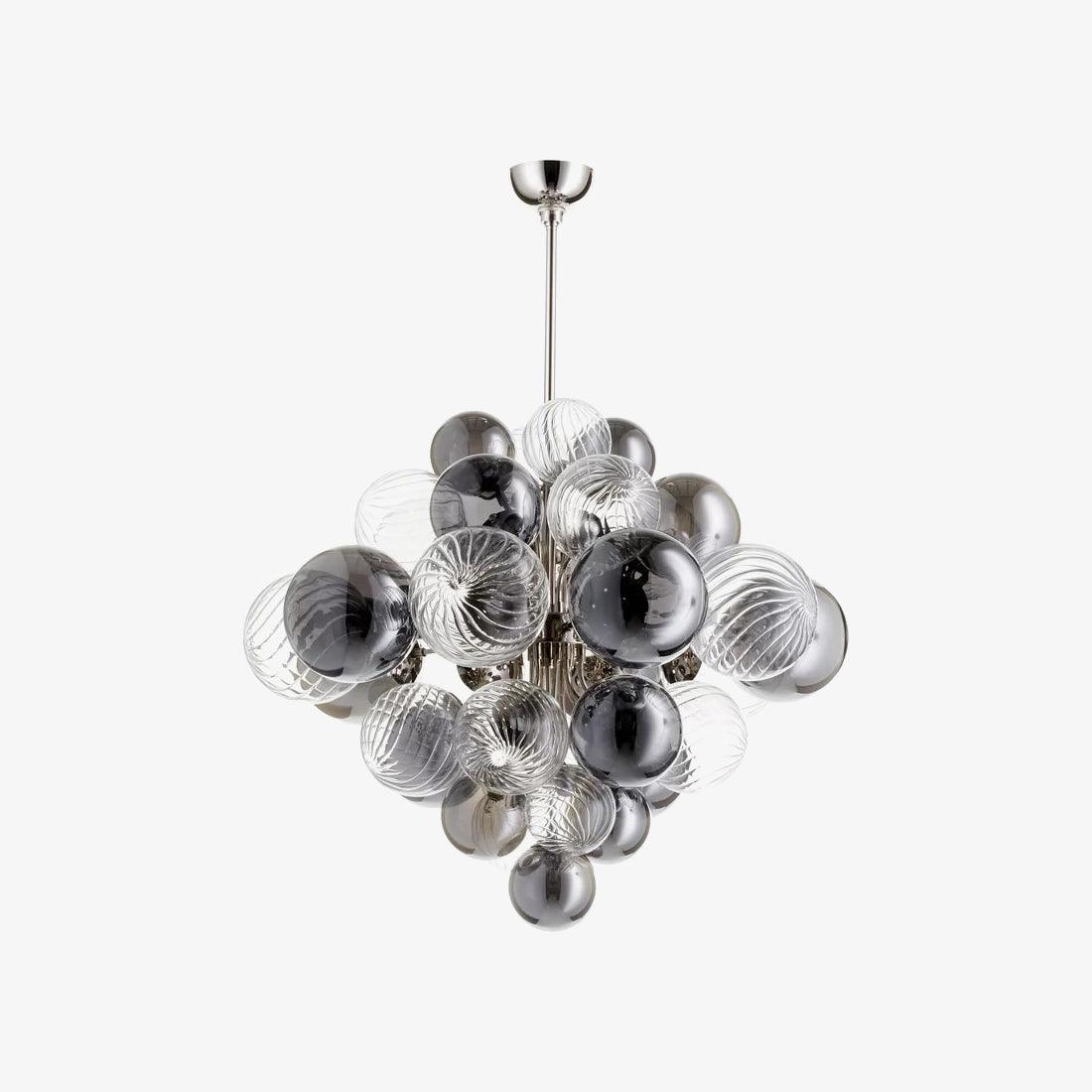 Lustre Pralin en verre et fer – vue 16
