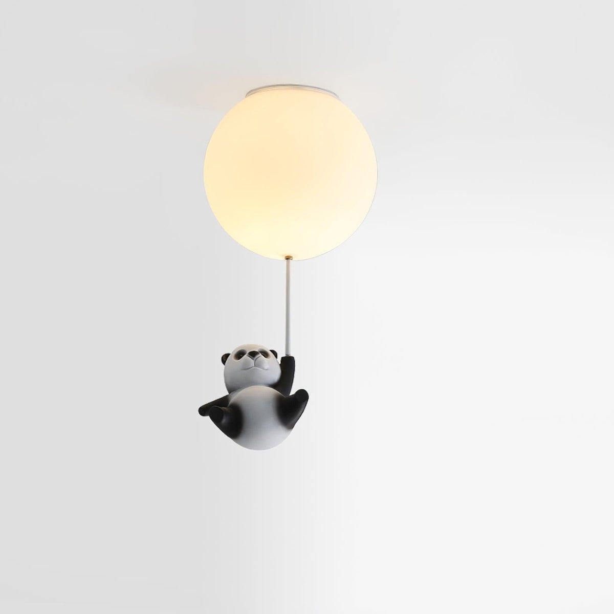 Plafonnier Corolle en verre et fer – vue 32