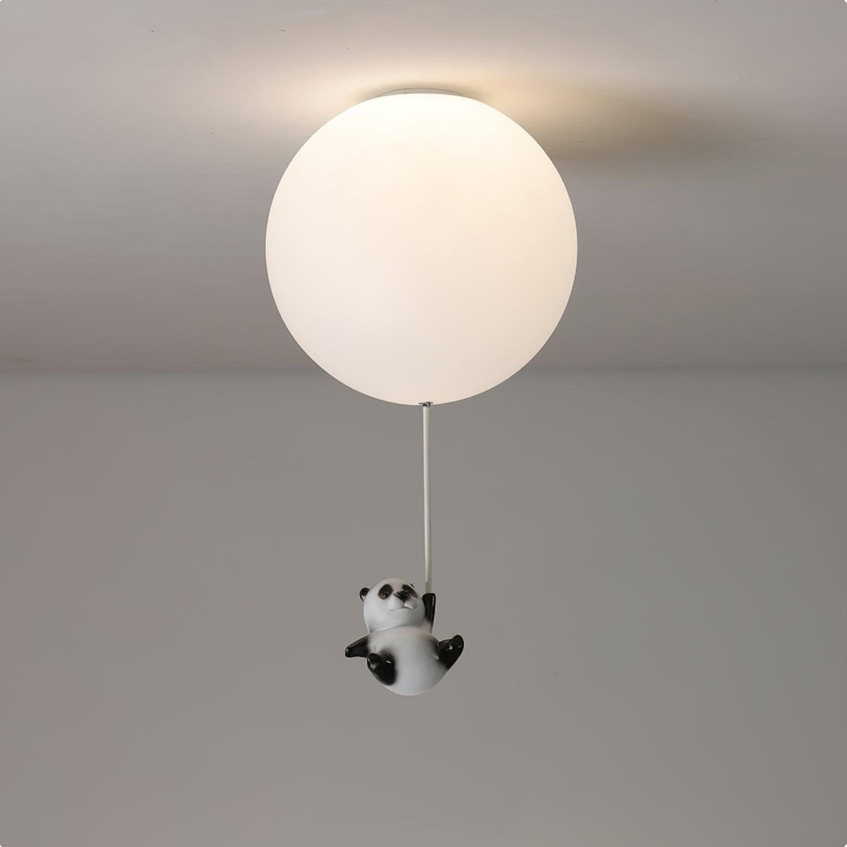Plafonnier Corolle en verre et fer – vue 44