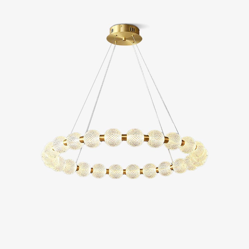 Lustre Séraphine en laiton – vue 13