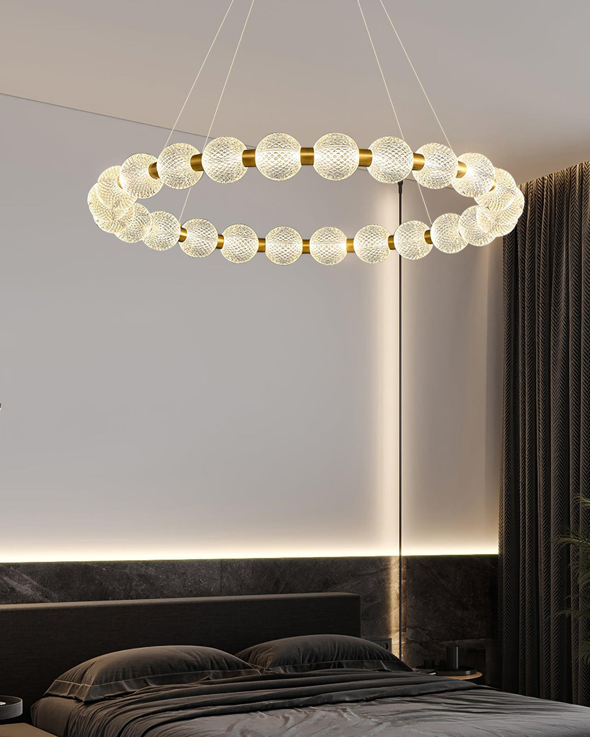 Lustre Séraphine en laiton – vue 30
