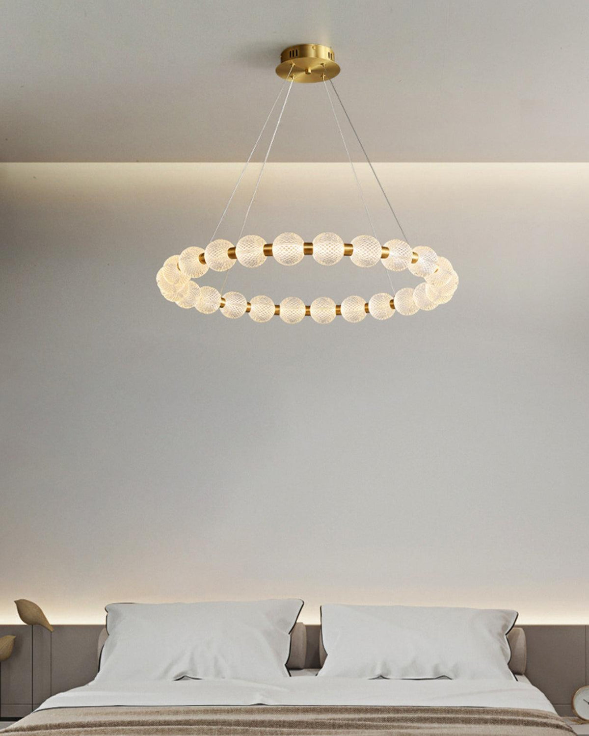 Lustre Séraphine en laiton – vue 9