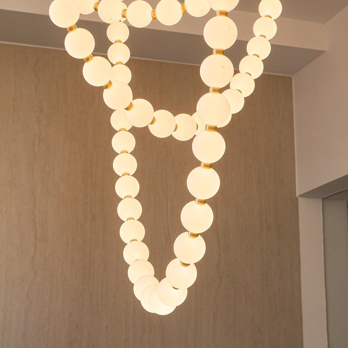 Lustre Cumulus en laiton – vue 86