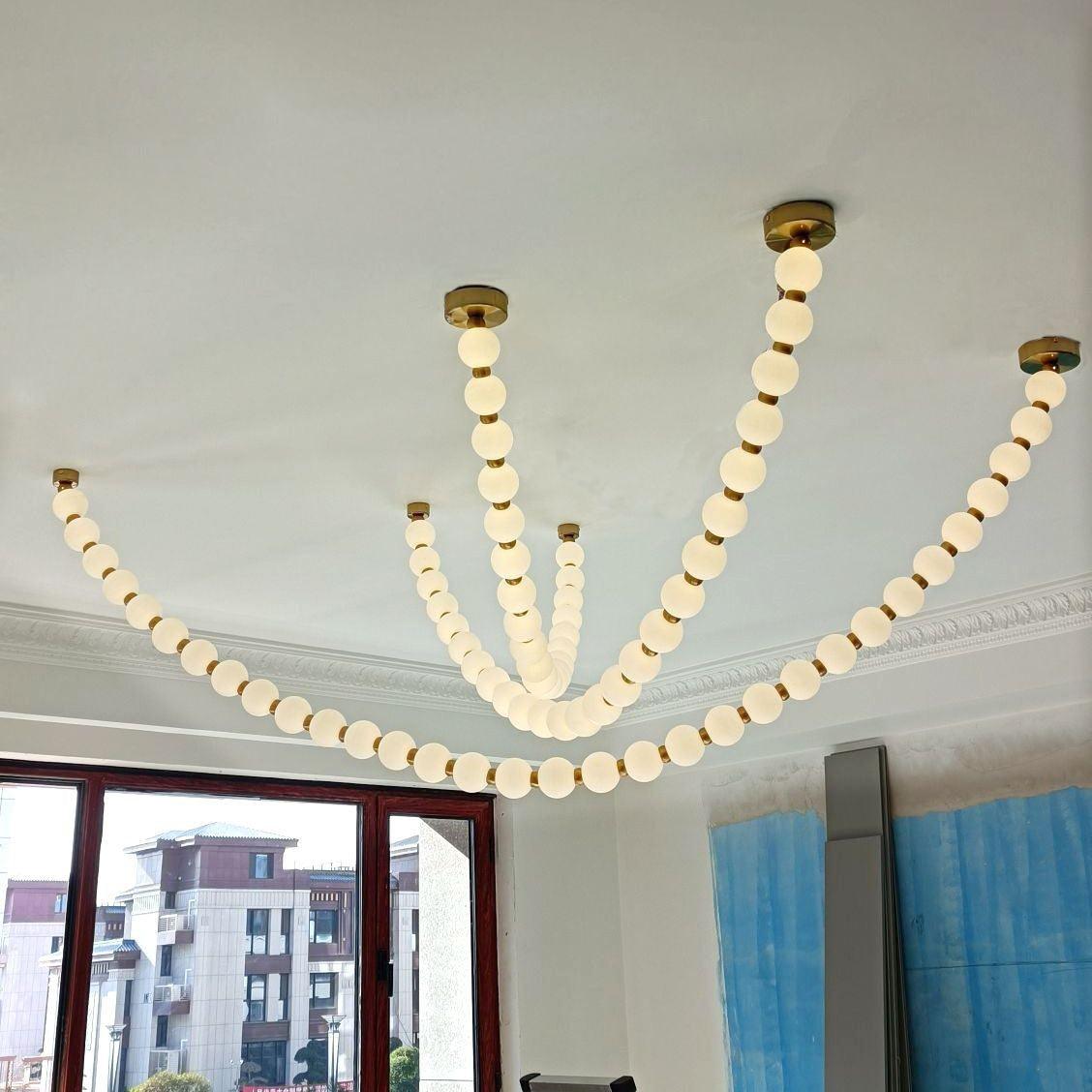 Lustre Cumulus en laiton – vue 117