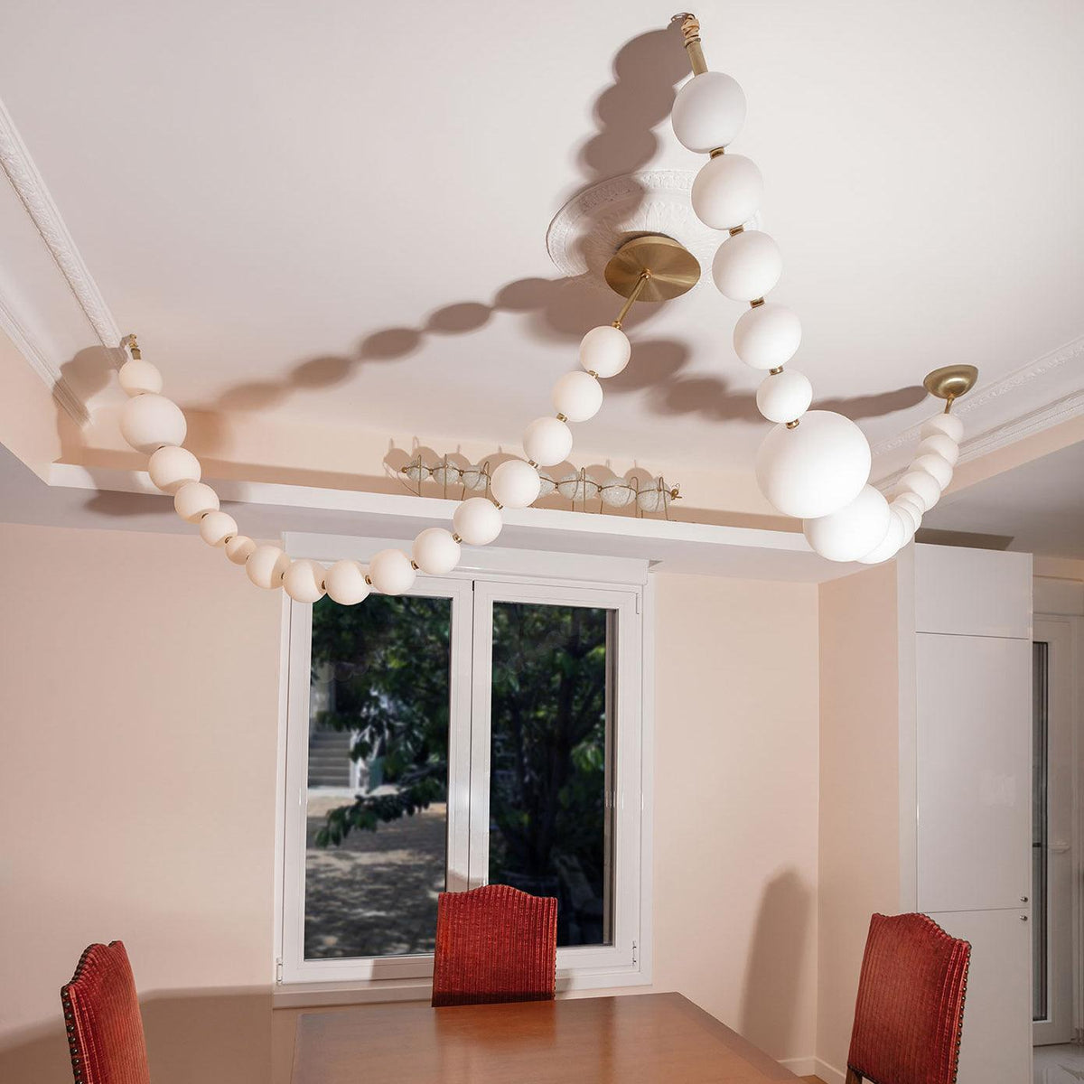 Lustre Cumulus en laiton – vue 27