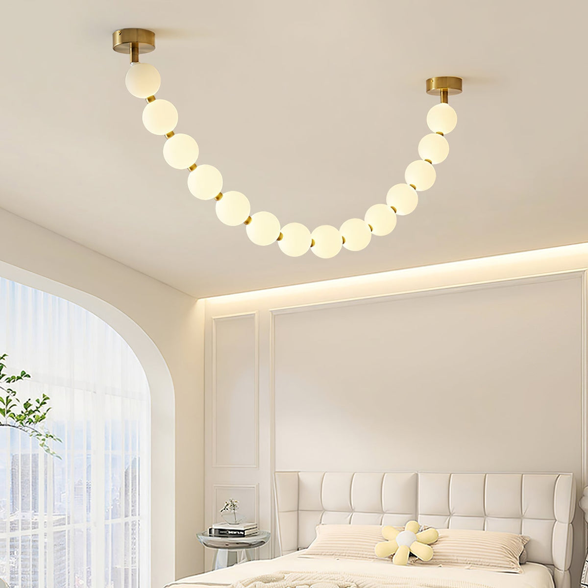 Lustre Cumulus en laiton – vue 16