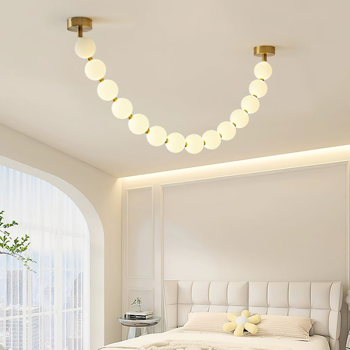 Lustre Cumulus en laiton – vue 69