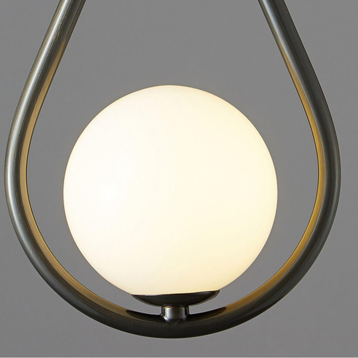 Suspension Sureau en laiton et verre – vue 13