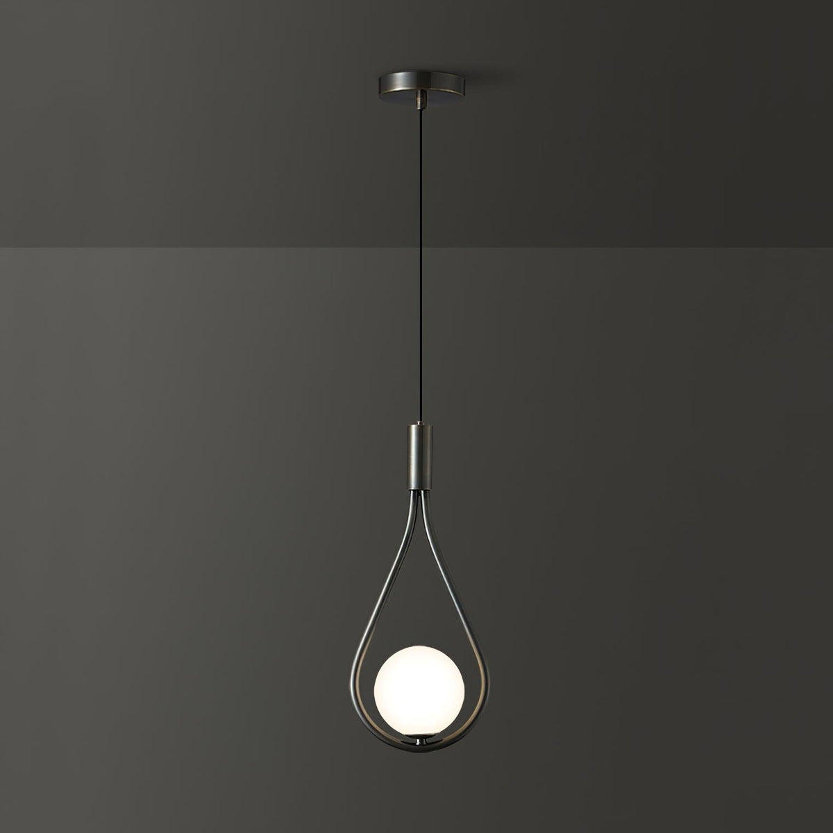 Suspension Sureau en laiton et verre – vue 35