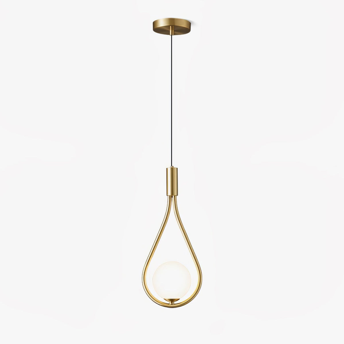 Suspension Sureau en laiton et verre – vue 32