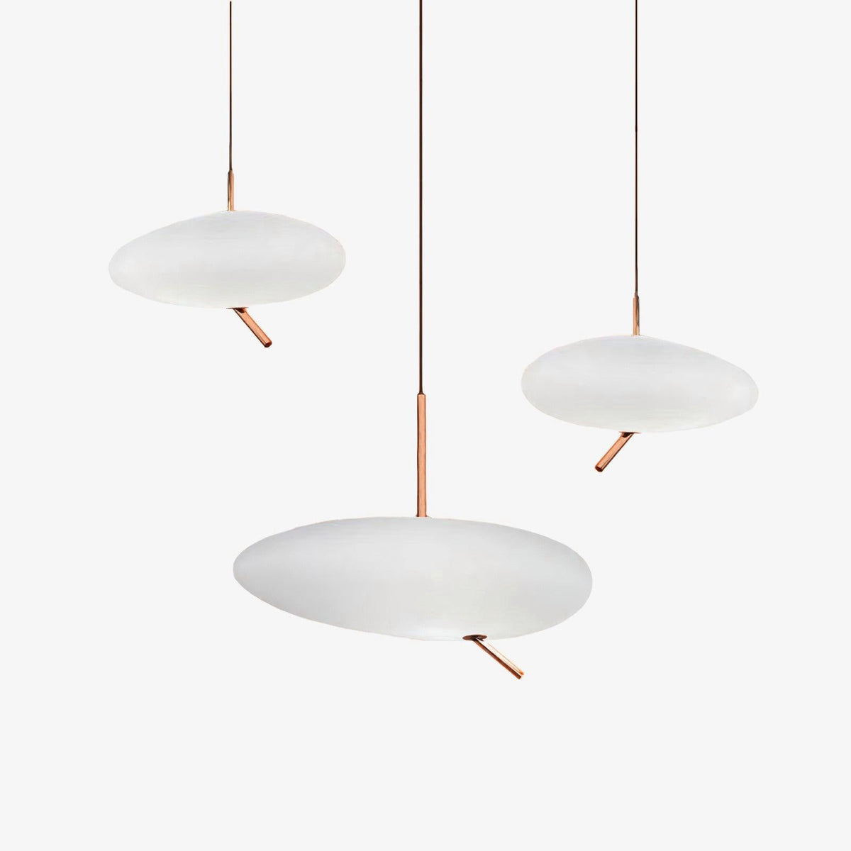 Suspension Lazuli en verre et métal – vue 21