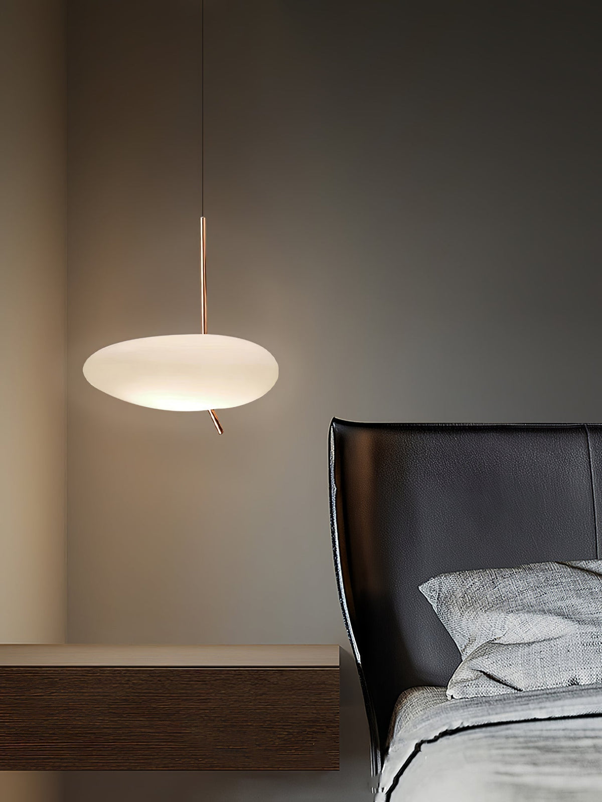 Suspension Lazuli en verre et métal – vue 25
