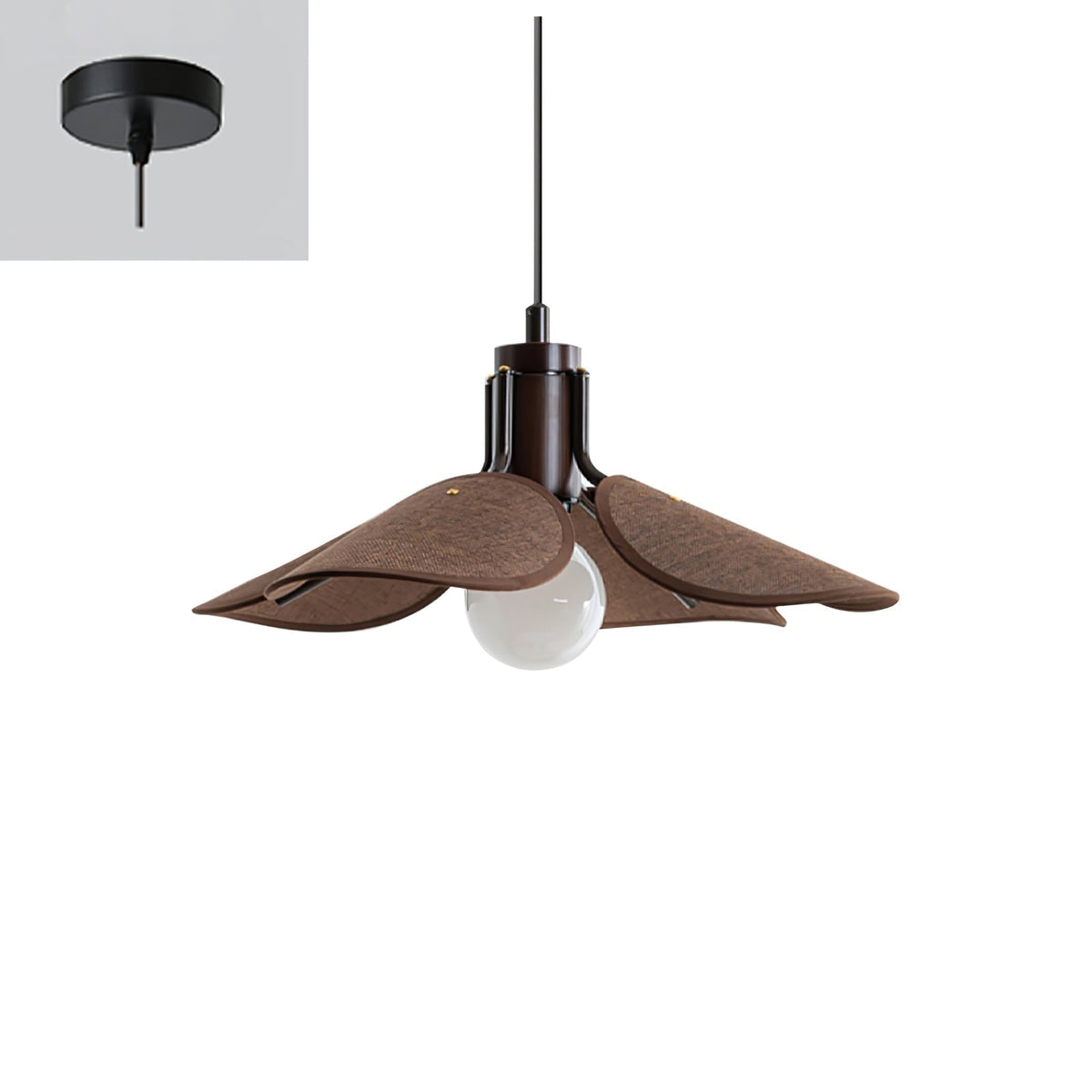 Suspension Goélette en bois et tissu – vue 26