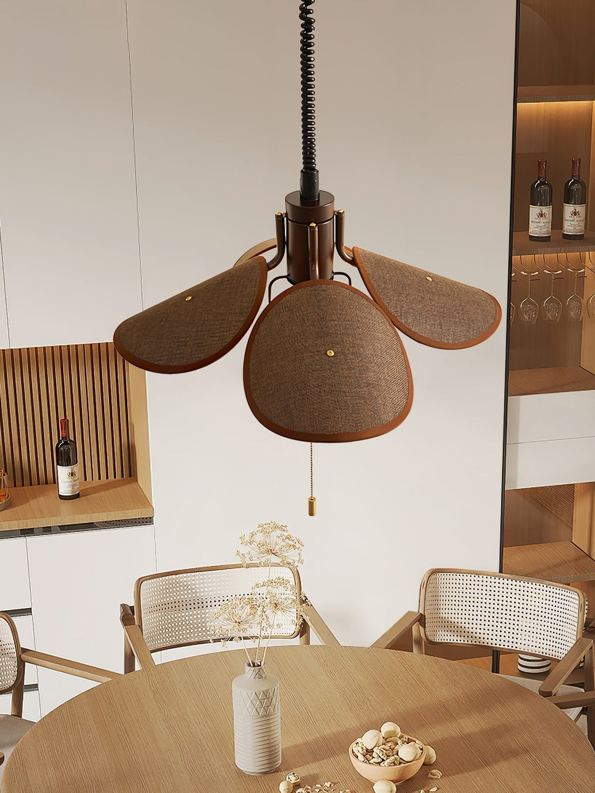 Suspension Goélette en bois et tissu – vue 42