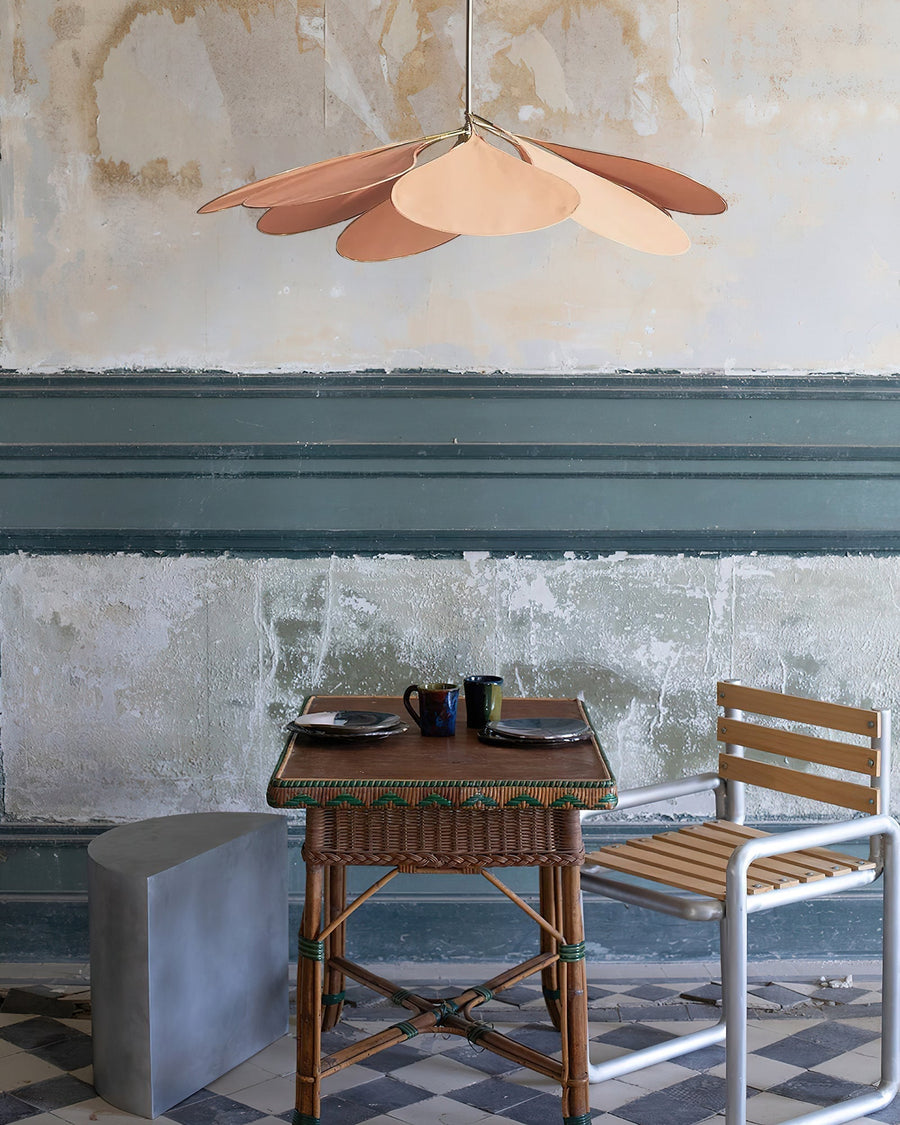 Suspension Girandole en tissu et métal – vue 3
