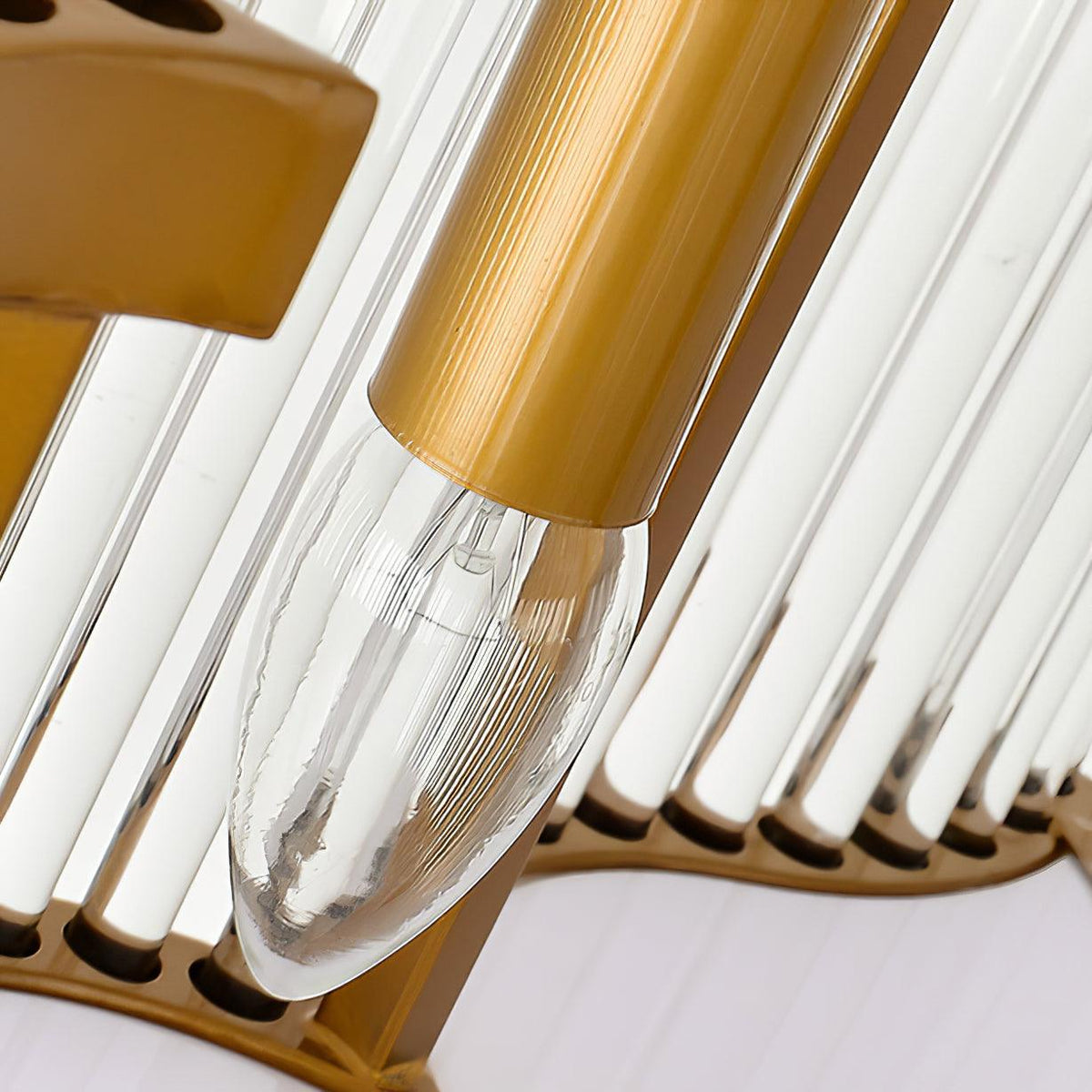 Lustre Tiare en cristal et fer – vue 15