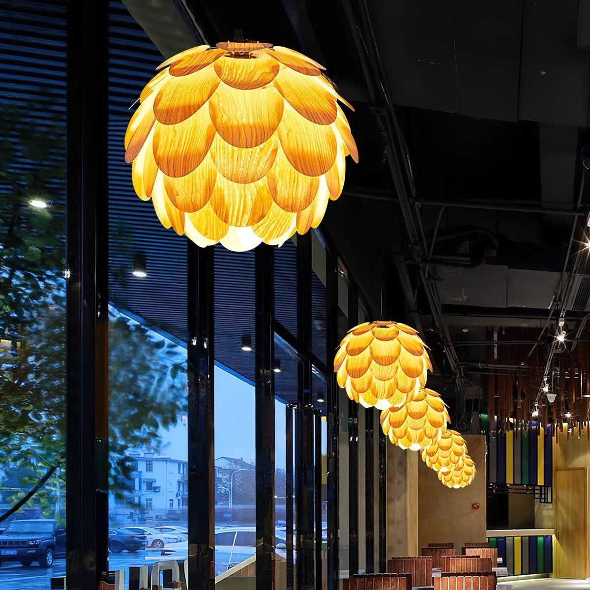 Suspension Bellevue en bois – vue 41