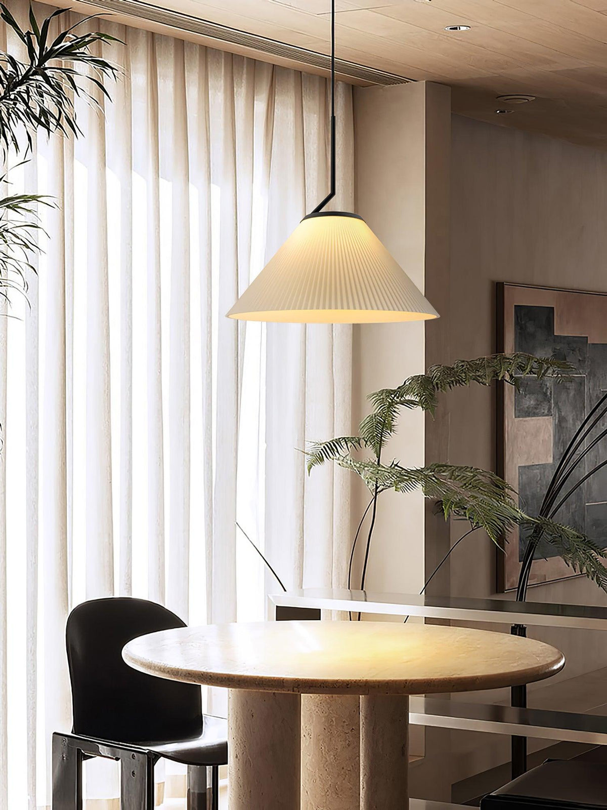 Suspension Joaillier en tissu et métal – vue 11