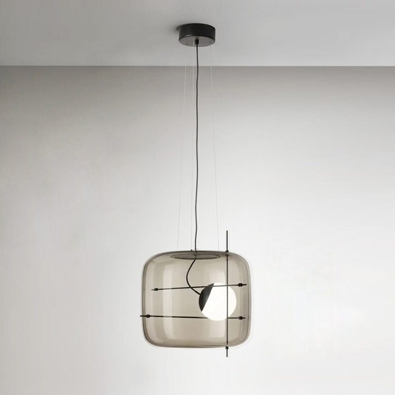 Suspension Frise en verre et métal – vue 8