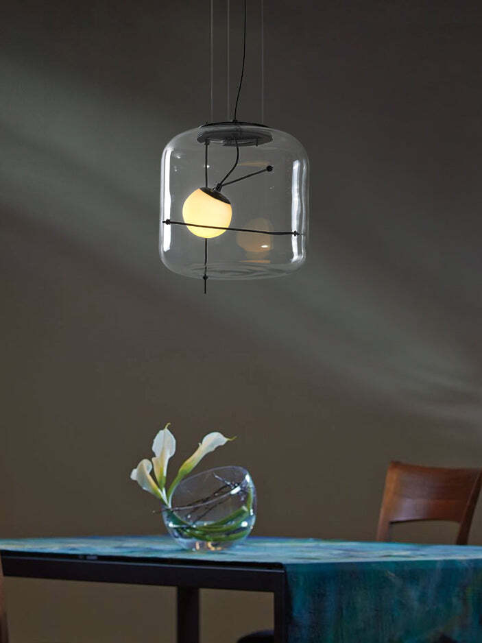 Suspension Frise en verre et métal – vue 24