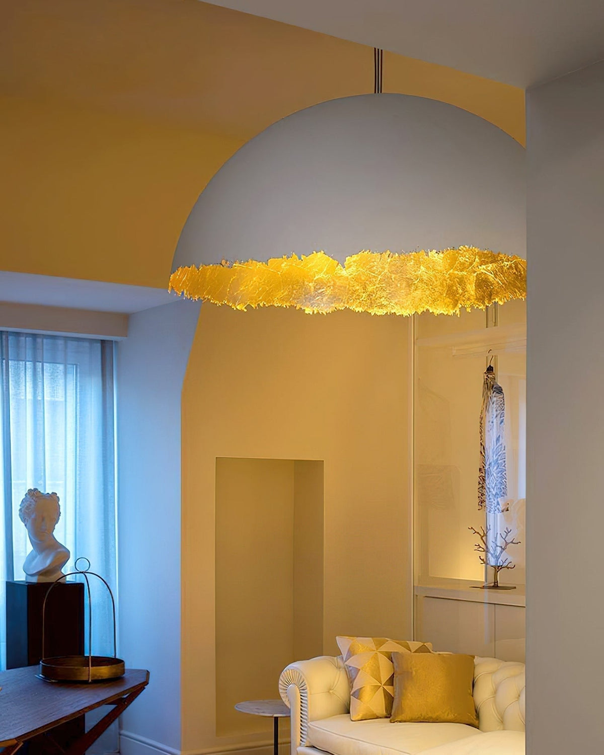 Suspension Perséide en verre et métal – vue 25