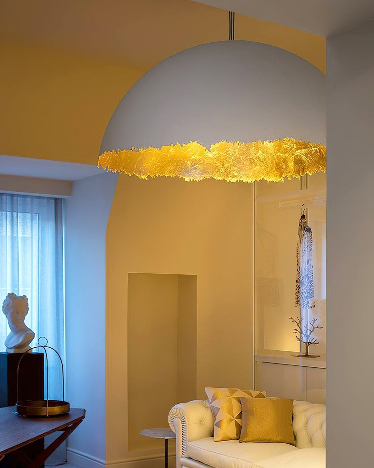 Suspension Perséide en verre et métal – vue 16