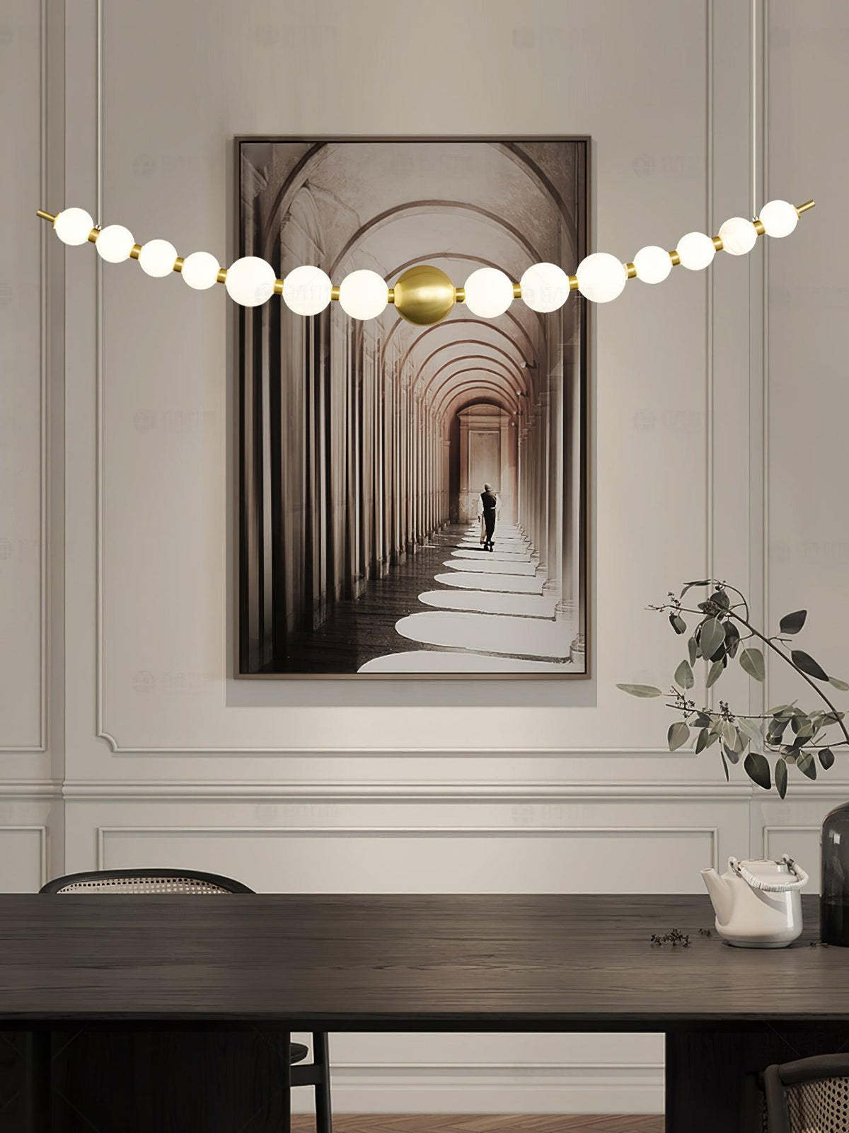 Suspension Fresque en laiton – vue 24